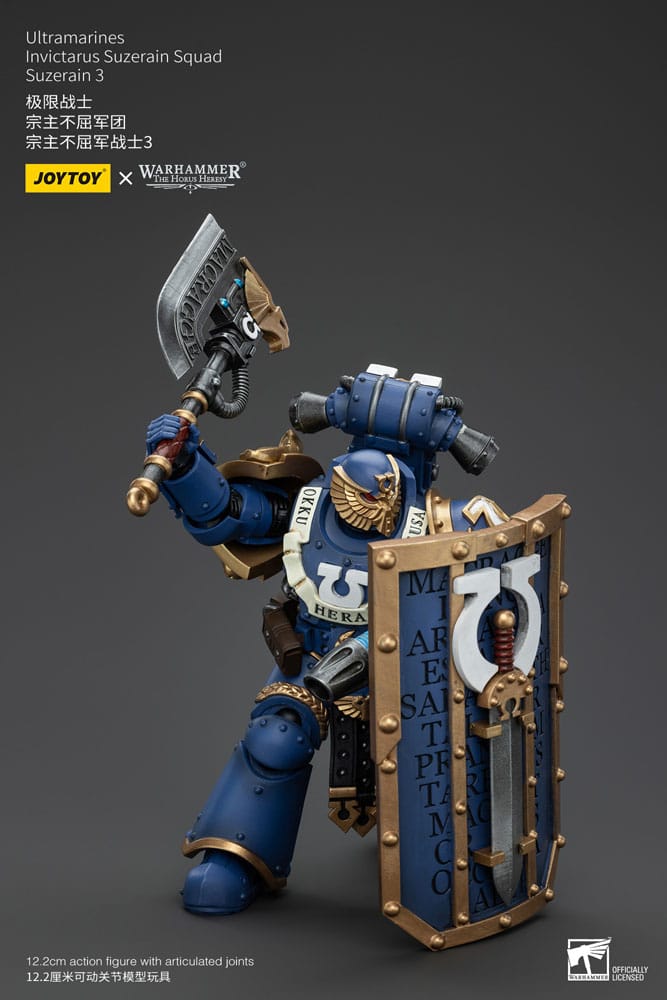 Warhammer The Horus Heresy Action Figure 1/18 Ultramarines Invictarus Suzerain Squad Suzerain 3 12 cm - MangaShop.ro