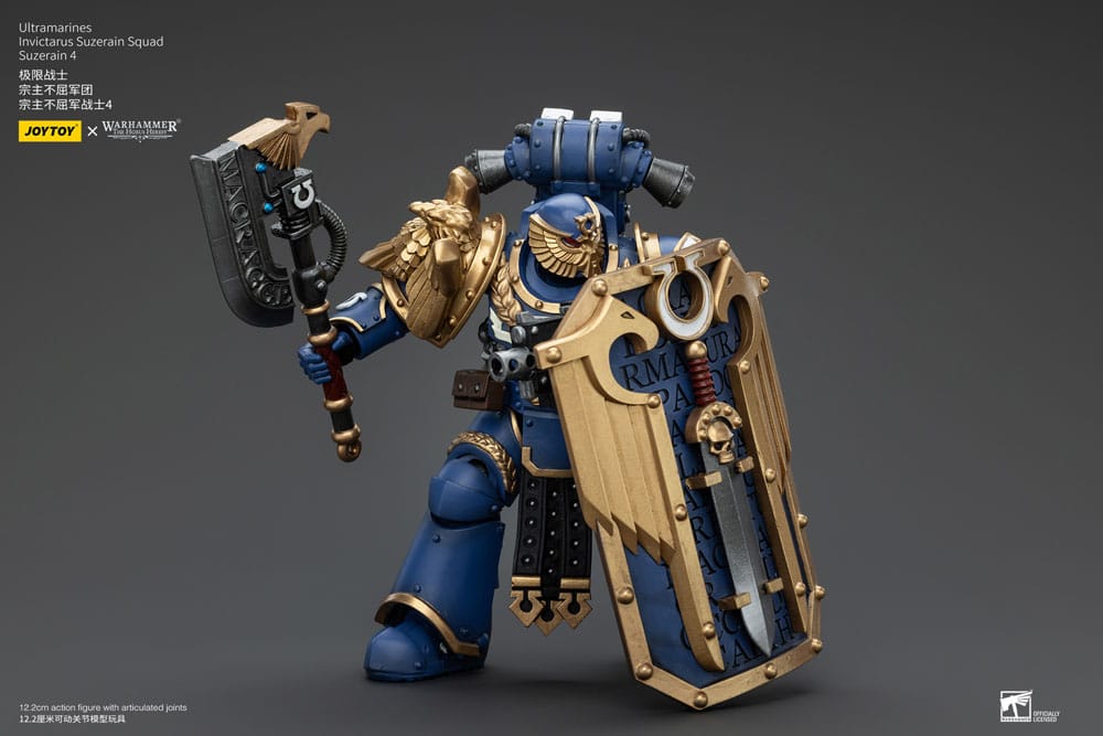 Warhammer The Horus Heresy Action Figure 1/18 Ultramarines Invictarus Suzerain Squad Suzerain 4 12 cm - MangaShop.ro