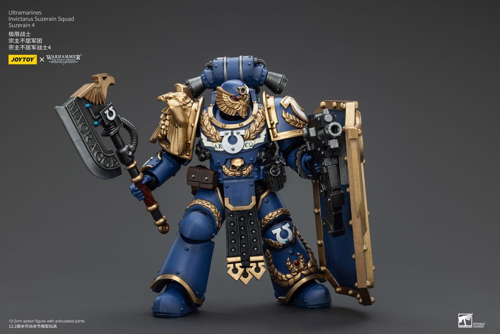 Warhammer The Horus Heresy Action Figure 1/18 Ultramarines Invictarus Suzerain Squad Suzerain 4 12 cm - MangaShop.ro
