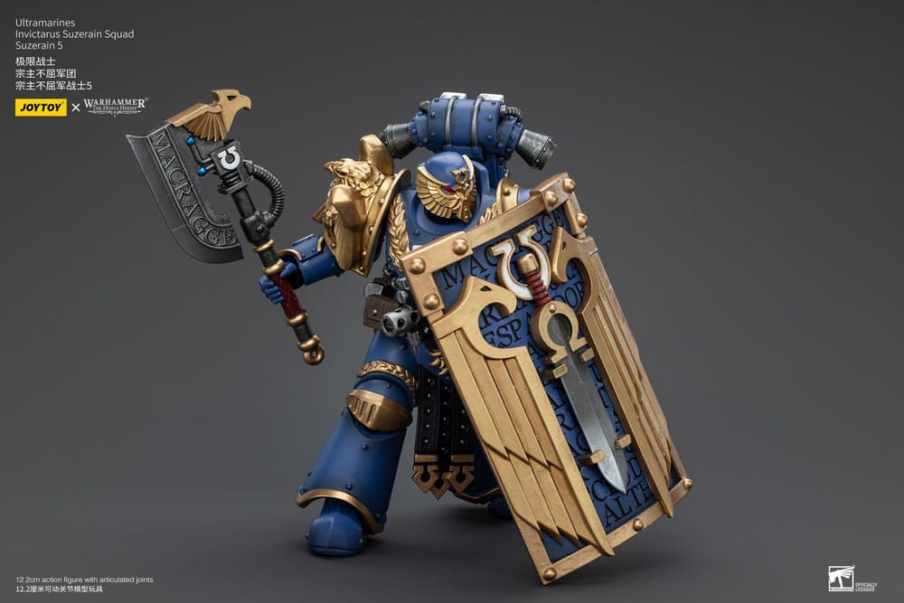 Warhammer The Horus Heresy Action Figure 1/18 Ultramarines Invictarus Suzerain Squad Suzerain 5 12 cm - MangaShop.ro