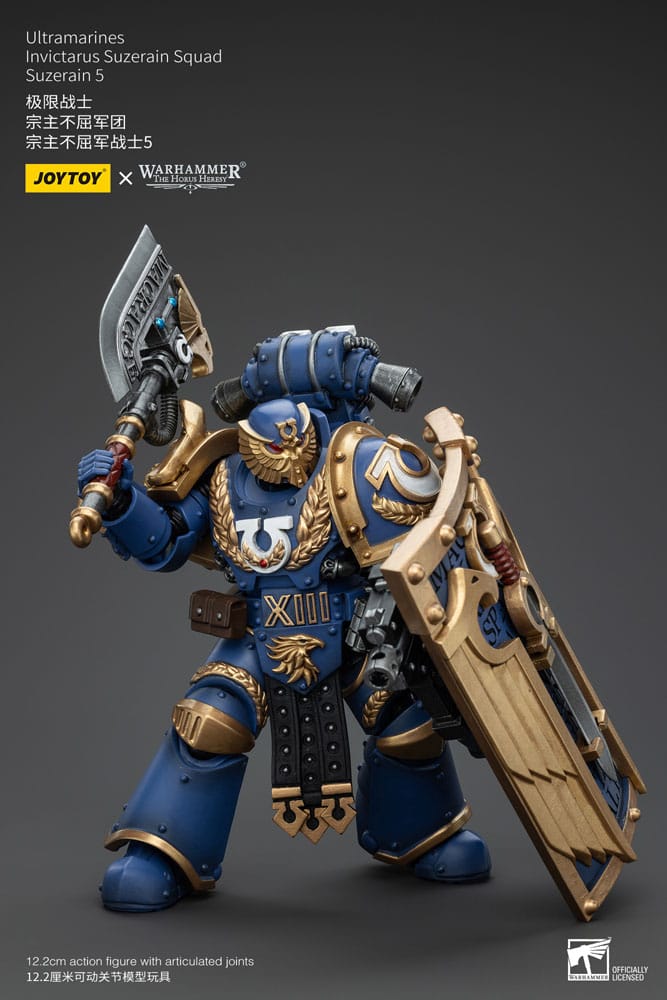 Warhammer The Horus Heresy Action Figure 1/18 Ultramarines Invictarus Suzerain Squad Suzerain 5 12 cm - MangaShop.ro