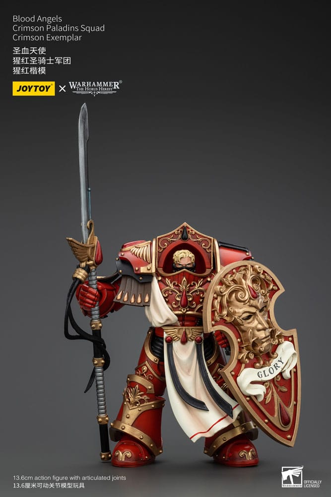 Warhammer The Horus Heresy Action Figure 1/18 Blood Angels Crimson Paladins Squad Crimson Exemplar 14 cm - MangaShop.ro