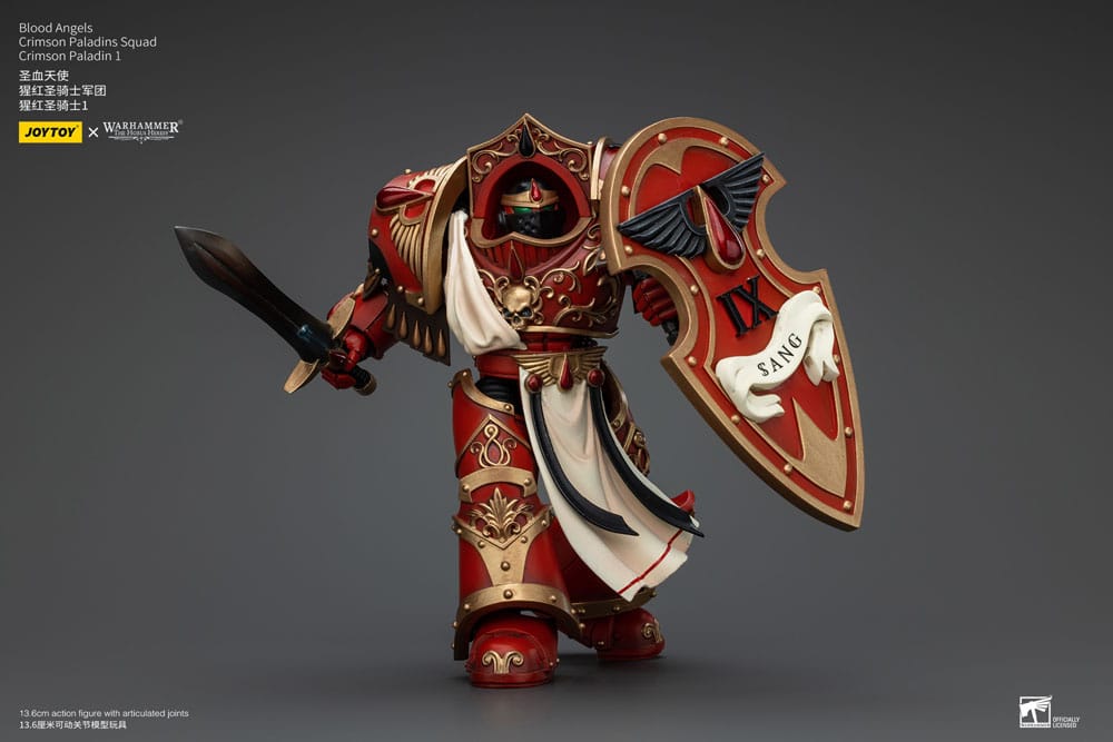 Warhammer The Horus Heresy Action Figure 1/18 Blood Angels Crimson Paladins Squad Crimson Paladin 1 14 cm - MangaShop.ro