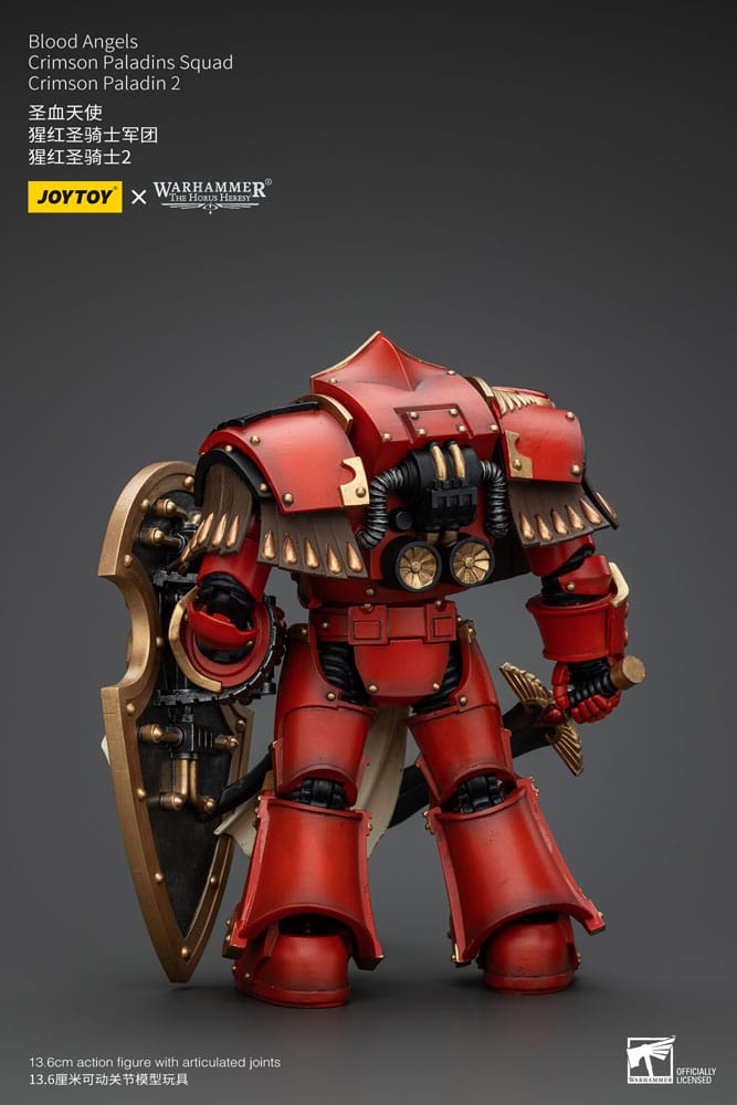 Warhammer The Horus Heresy Action Figure 1/18 Blood Angels Crimson Paladins Squad Crimson Paladin 2 14 cm - MangaShop.ro