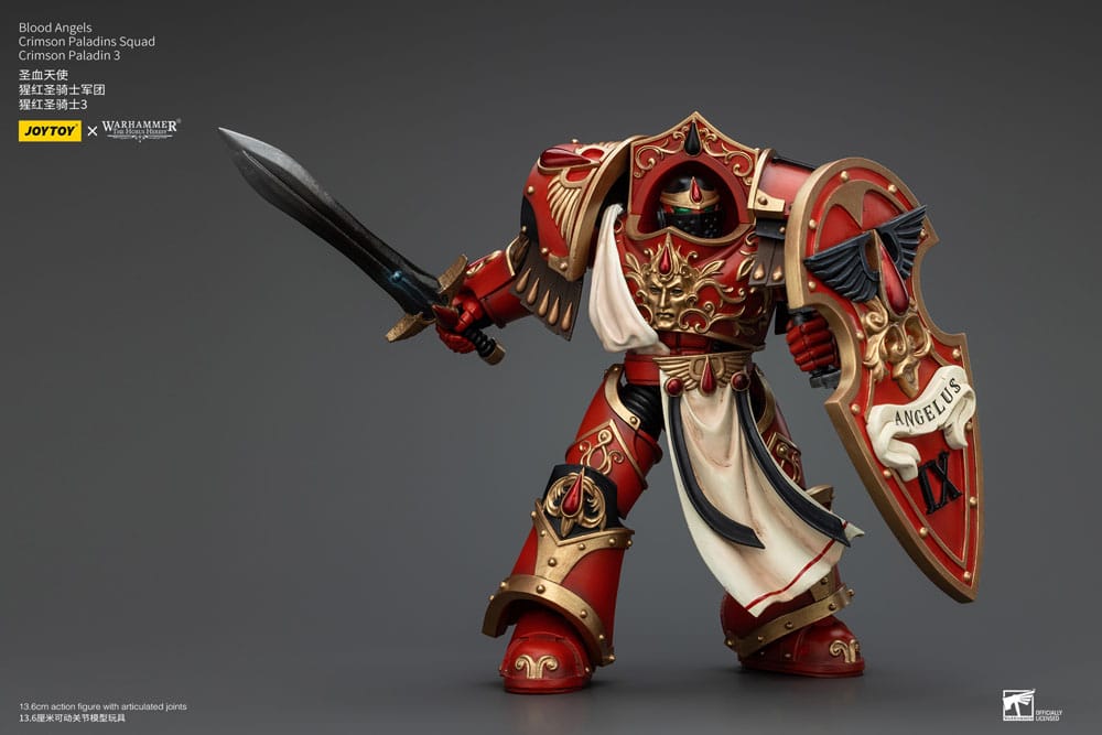 Warhammer The Horus Heresy Action Figure 1/18 Blood Angels Crimson Paladins Squad Crimson Paladin 3 14 cm - MangaShop.ro