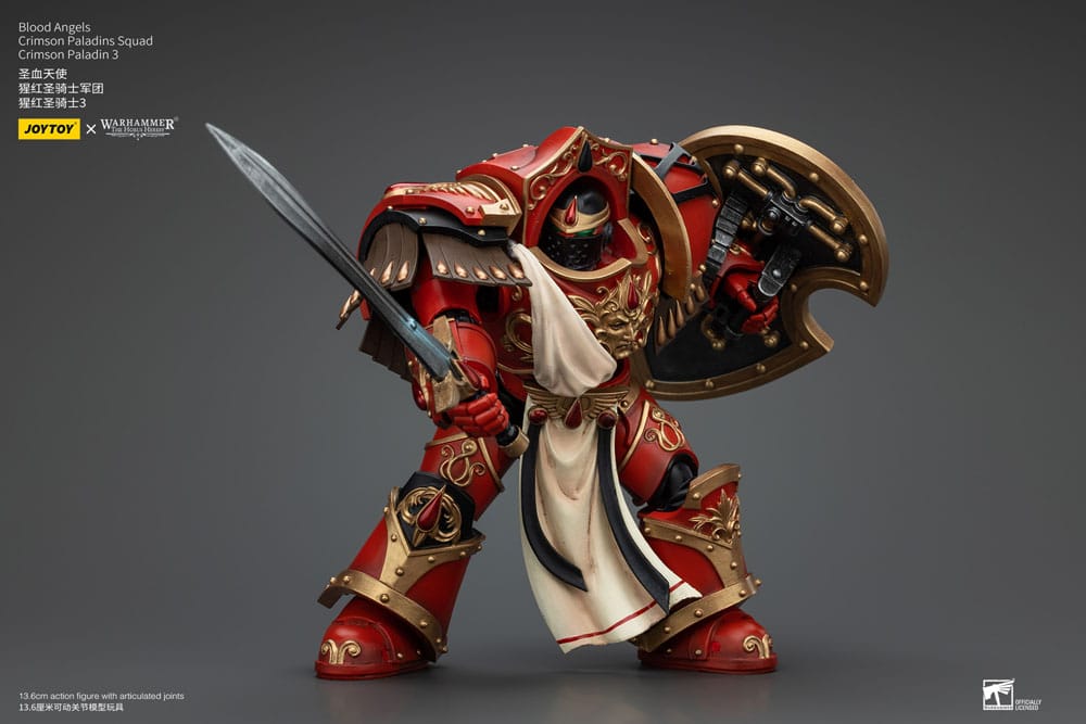 Warhammer The Horus Heresy Action Figure 1/18 Blood Angels Crimson Paladins Squad Crimson Paladin 3 14 cm - MangaShop.ro