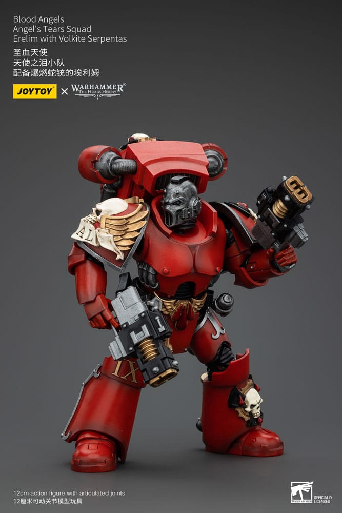 Warhammer The Horus Heresy Action Figure 1/18 Blood Angels Angel's Tears SquadErelim with Volkite Serpentas 12 cm - MangaShop.ro
