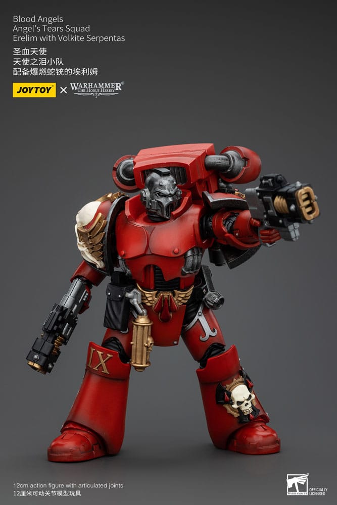 Warhammer The Horus Heresy Action Figure 1/18 Blood Angels Angel's Tears SquadErelim with Volkite Serpentas 12 cm - MangaShop.ro