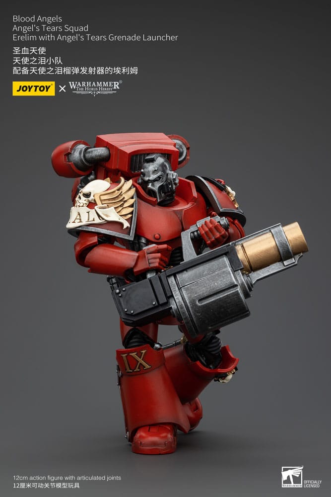 Warhammer The Horus Heresy Action Figure 1/18 Blood Angels Angel's Tears Squad Erelim with Angel's Tears Grenade Launcher 12 cm - MangaShop.ro
