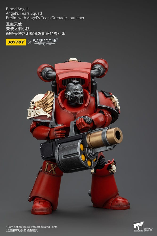 Warhammer The Horus Heresy Action Figure 1/18 Blood Angels Angel's Tears Squad Erelim with Angel's Tears Grenade Launcher 12 cm - MangaShop.ro