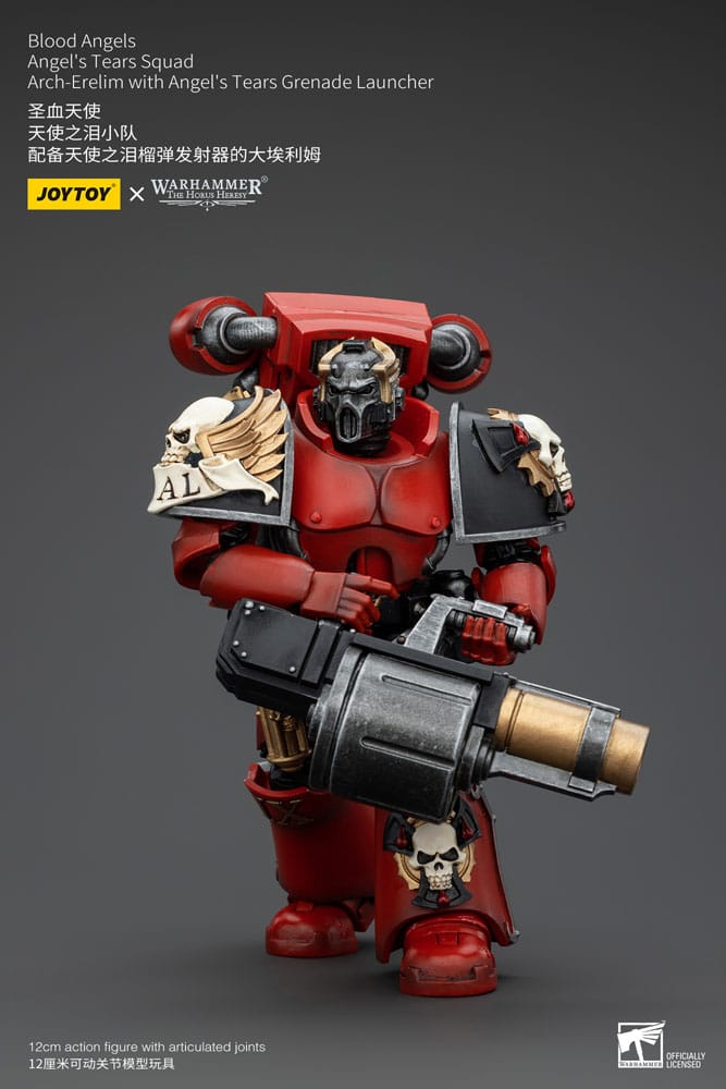 Warhammer The Horus Heresy Action Figure 1/18 Blood Angels Angel's Tears Squad Arch-Erelim with Angel's Tears Grenade Launcher 12 cm - MangaShop.ro