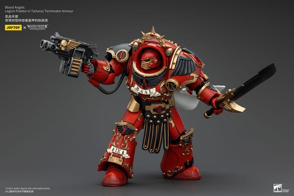 Warhammer The Horus Heresy Action Figure 1/18 Blood Angels Legion Praetor in Tartaros Terminator Armour 14 cm - MangaShop.ro