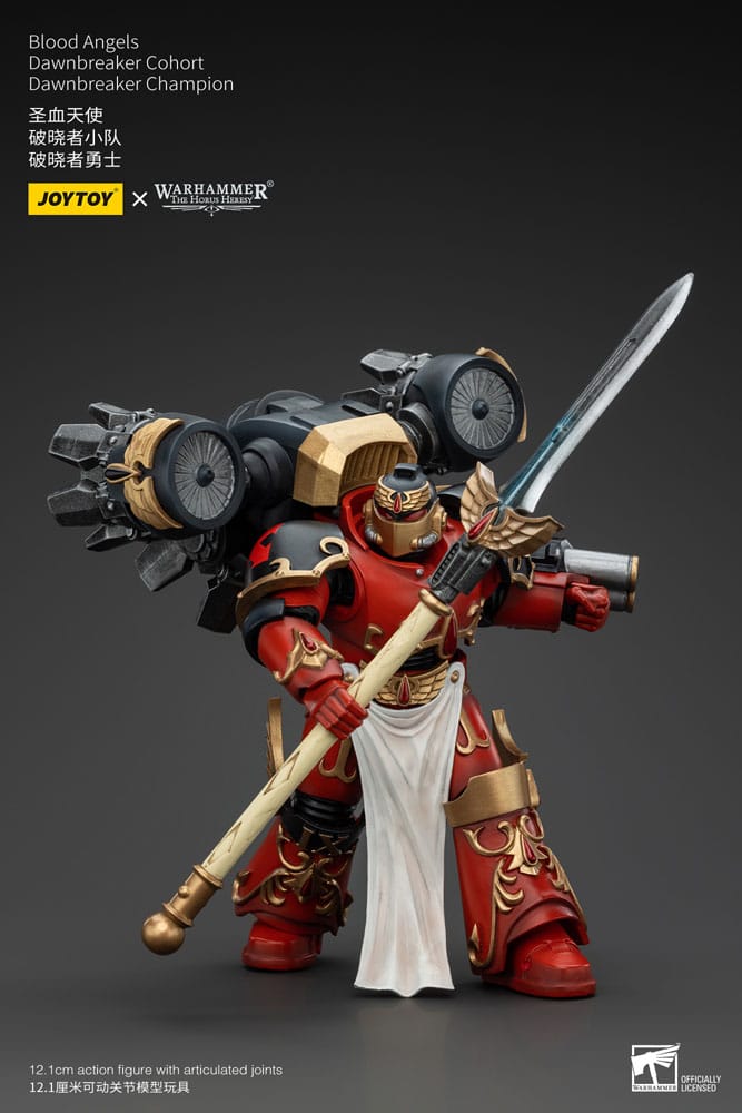 Warhammer The Horus Heresy Action Figure 1/18 Blood Angels Dawnbreaker Cohort Dawnbreaker Champion 13 cm - MangaShop.ro