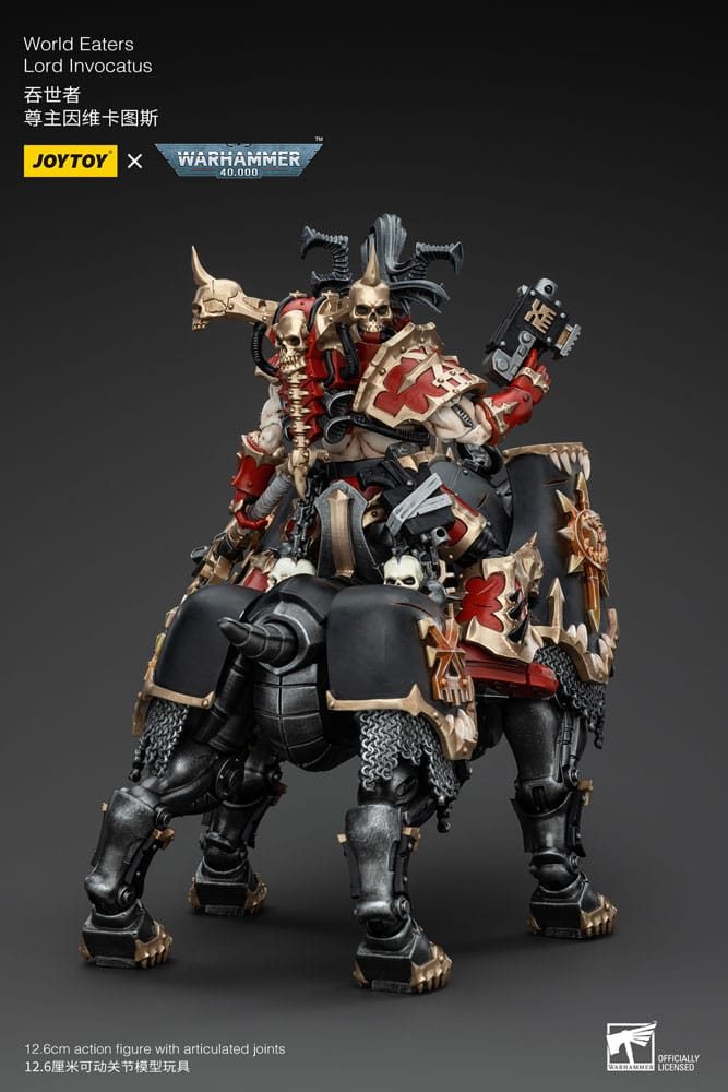 Warhammer 40k Action Figure 1/18 World Eaters Lord Invocatus 13 cm - MangaShop.ro