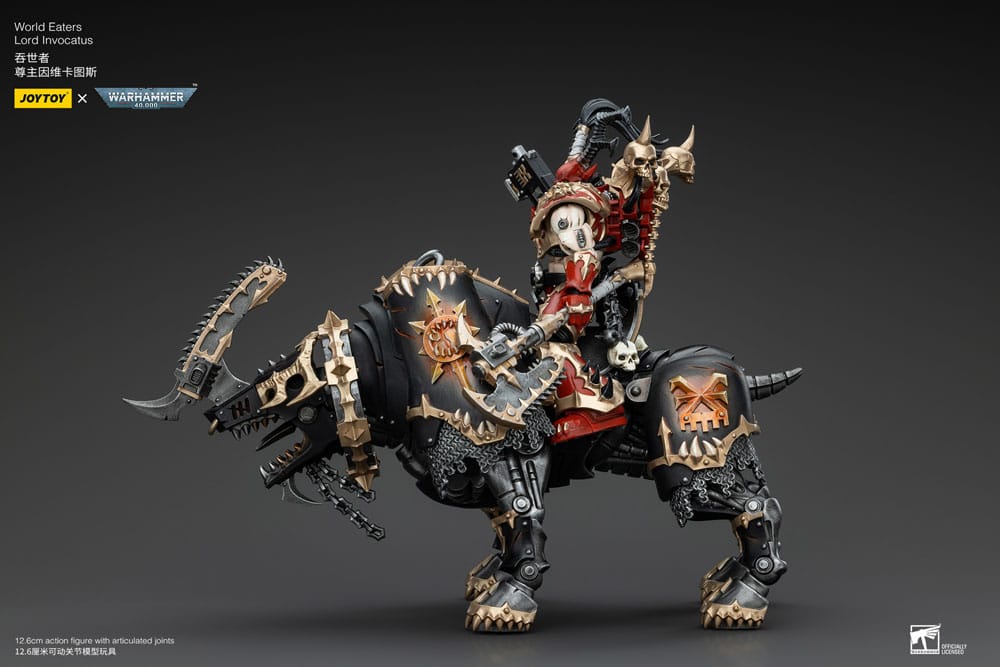 Warhammer 40k Action Figure 1/18 World Eaters Lord Invocatus 13 cm - MangaShop.ro