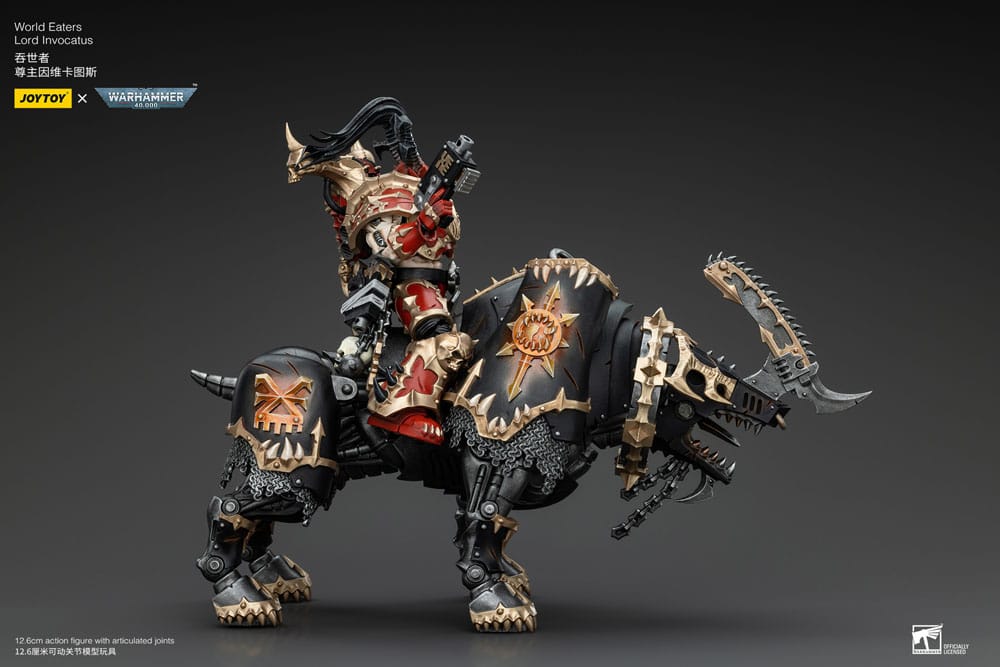 Warhammer 40k Action Figure 1/18 World Eaters Lord Invocatus 13 cm - MangaShop.ro