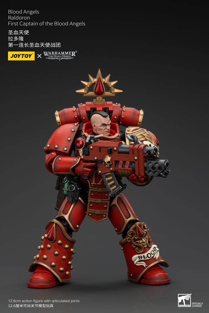 Warhammer The Horus Heresy Action Figure 1/18 Blood Angels Raldoron First Captain of the Blood Angels 13 cm - MangaShop.ro