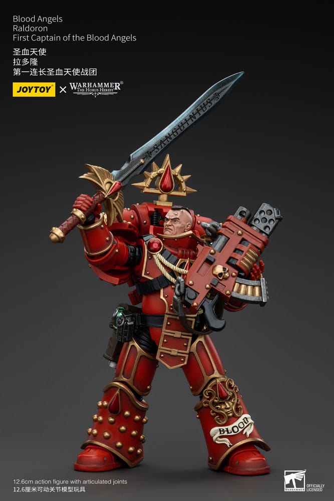 Warhammer The Horus Heresy Action Figure 1/18 Blood Angels Raldoron First Captain of the Blood Angels 13 cm - MangaShop.ro