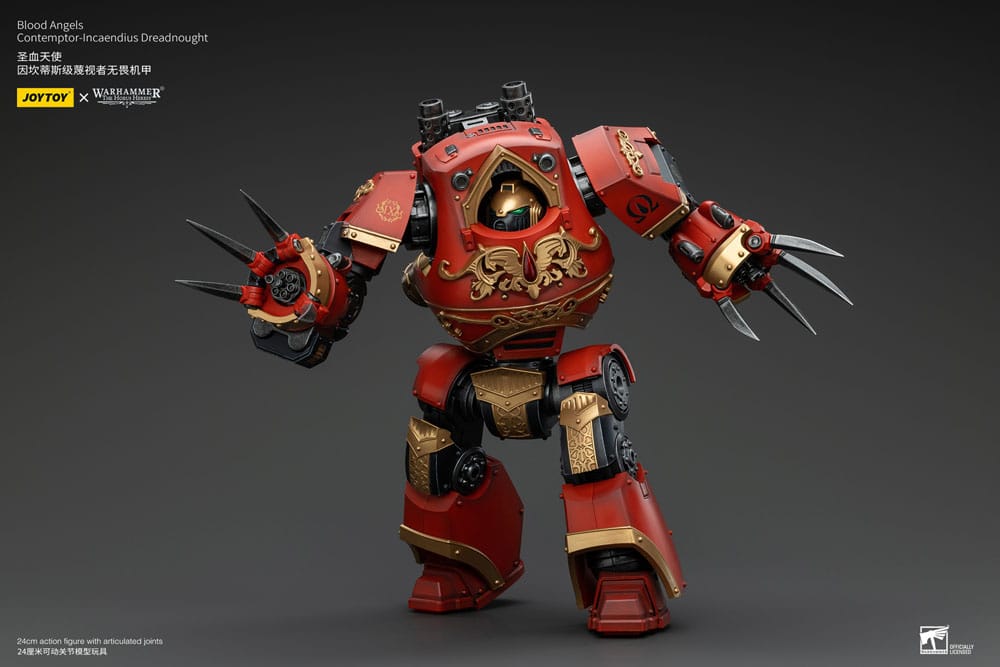 Warhammer The Horus Heresy Action Figure 1/18 Blood Angels Contemptor-Incaendius Dreadnought 24 cm - MangaShop.ro