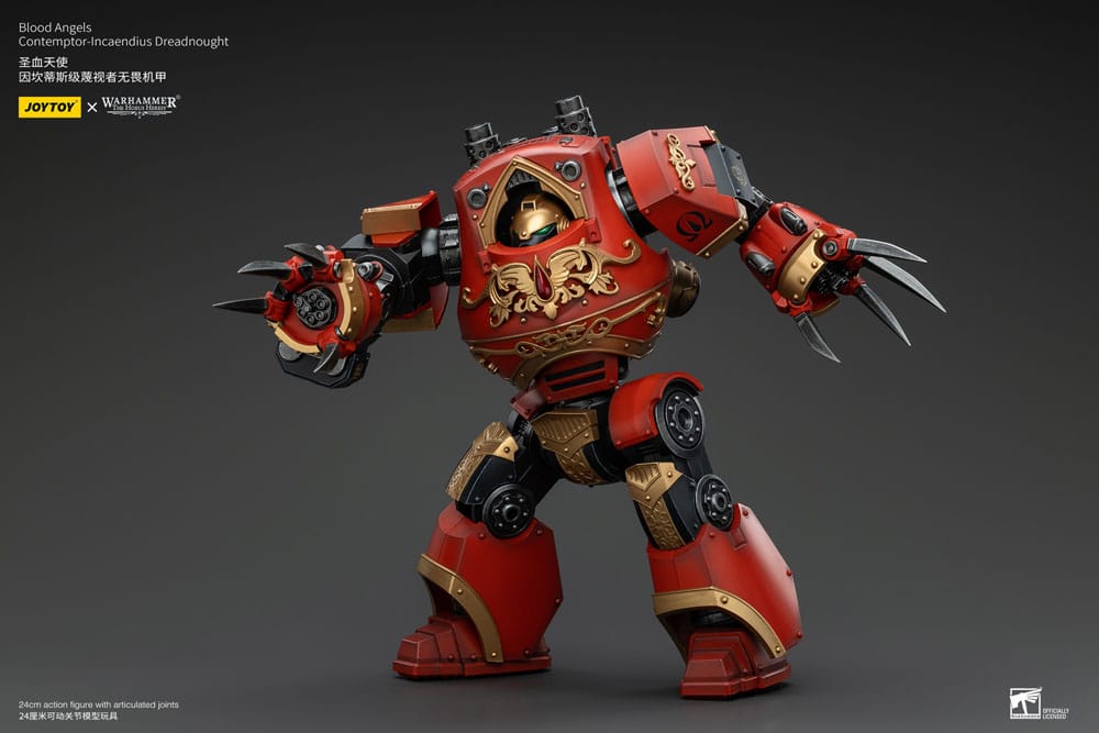 Warhammer The Horus Heresy Action Figure 1/18 Blood Angels Contemptor-Incaendius Dreadnought 24 cm - MangaShop.ro