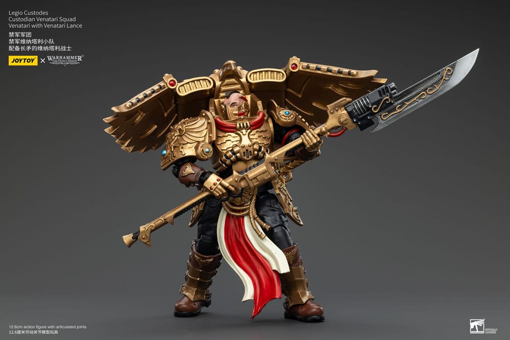 Warhammer The Horus Heresy Action Figure 1/18 Legio Custodes Custodian Venatari Squad Venatari with Venatari Lance 13 cm - MangaShop.ro