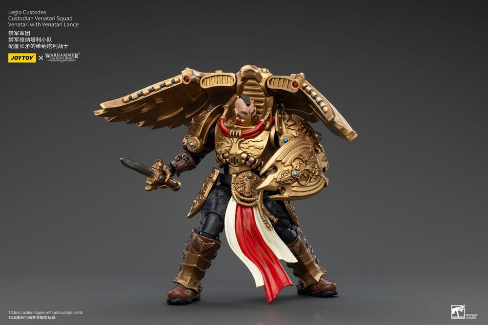Warhammer The Horus Heresy Action Figure 1/18 Legio Custodes Custodian Venatari Squad Venatari with Venatari Lance 13 cm - MangaShop.ro