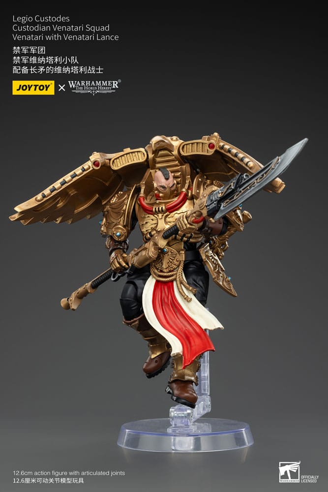 Warhammer The Horus Heresy Action Figure 1/18 Legio Custodes Custodian Venatari Squad Venatari with Venatari Lance 13 cm - MangaShop.ro