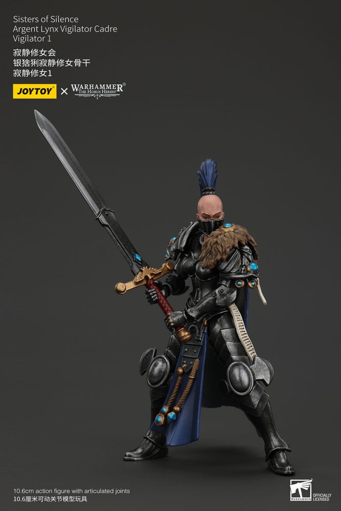 Warhammer The Horus Heresy Action Figure Sisters of Silence Argent Lynx Vigilator Cadre Vigilator 1 19 cm - MangaShop.ro
