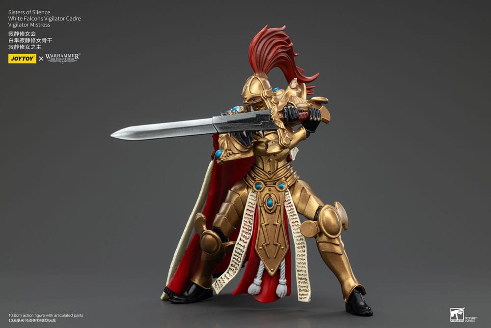Warhammer The Horus Heresy Action Figure Sisters of Silence White Falcons Vigilator Cadre Vigilator Mistress 19 cm - MangaShop.ro
