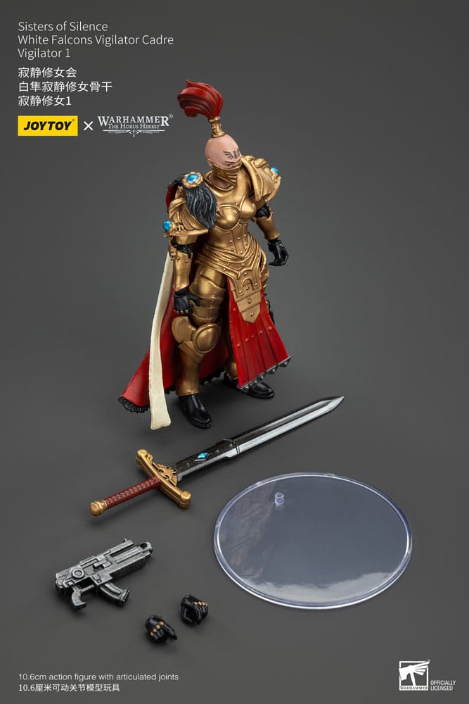 Warhammer The Horus Heresy Action Figure Sisters of Silence White Falcons Vigilator Cadre Vigilator 1 19 cm - MangaShop.ro