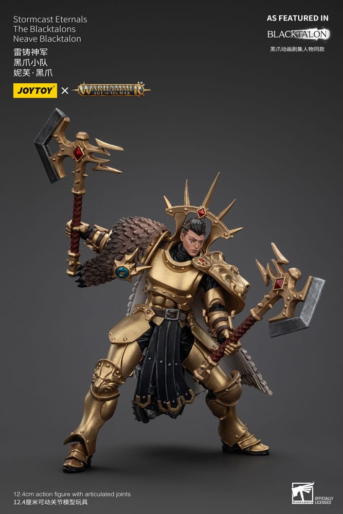 Warhammer Age of Sigmar Action Figure Stormcast Eternals The Blacktalons Neave Blacktalon 20 cm - MangaShop.ro