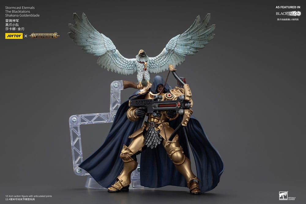 Warhammer Age of Sigmar Action Figure Stormcast Eternals The Blacktalons Shakana Goldenblade 20 cm - MangaShop.ro