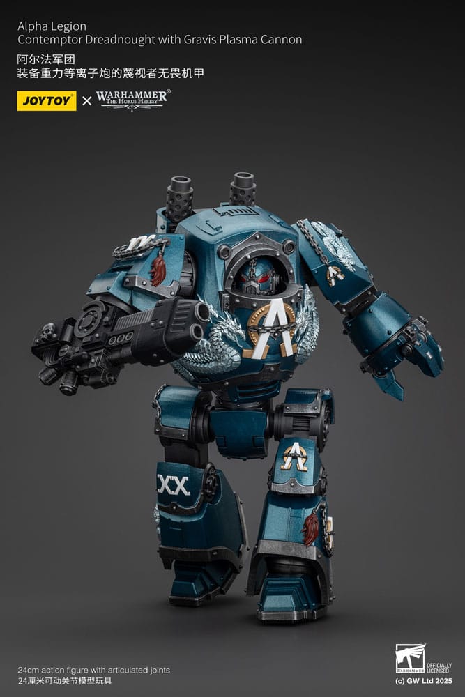 Warhammer The Horus Heresy Action Figure Alpha Legion Contemptor Dreadnought with Gravis Plasma Cannon 25 cm - MangaShop.ro