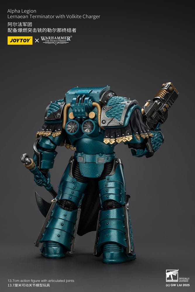 Warhammer The Horus Heresy Action Figure Alpha Legion Lernaean Terminator with Volkite Charger 20 cm - MangaShop.ro