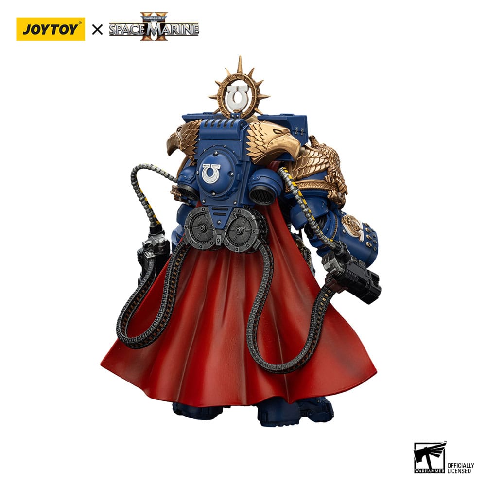 Warhammer 40k Action Figure Ultramarines Marneus Calgar Chapter Master with MKX Gravis Armour and Gauntlets of Ultramar 20 cm - MangaShop.ro