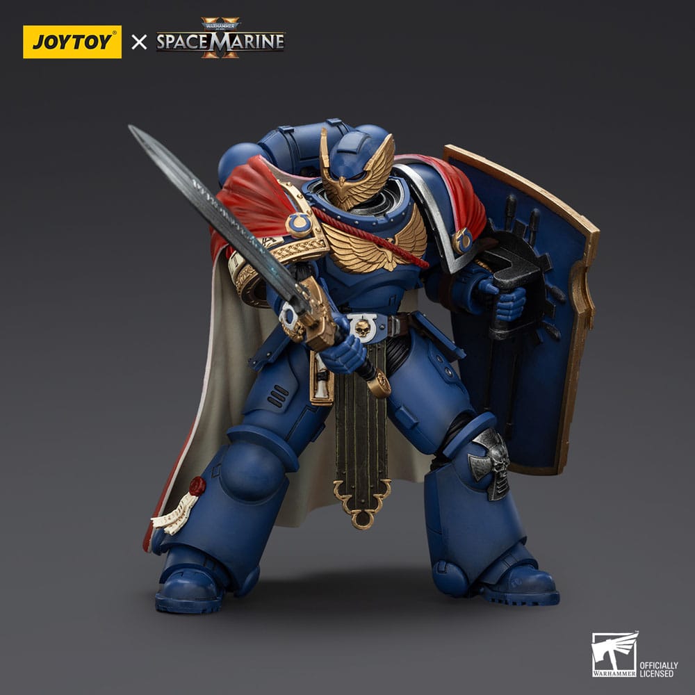 Warhammer 40k Action Figure Ultramarines Victrix Honour Guardwith Storm Shield And Power Sword 20 cm - MangaShop.ro