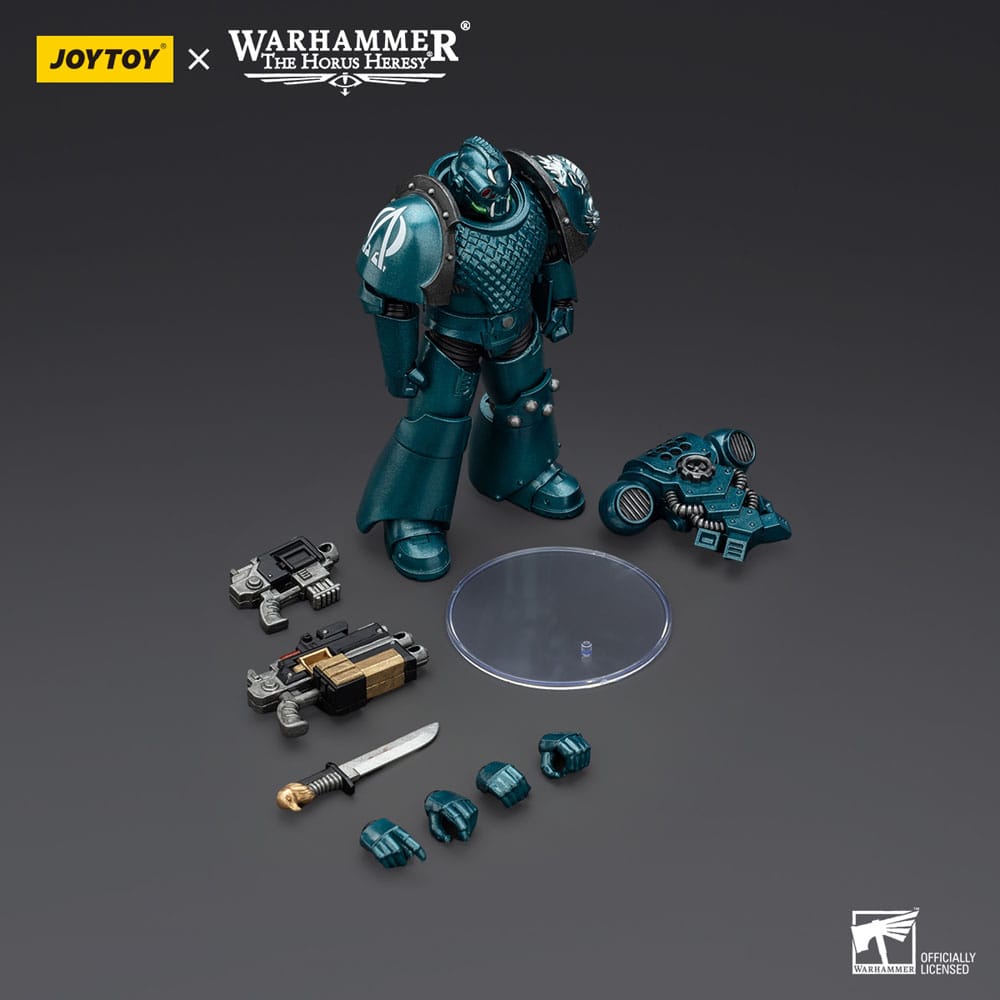 Warhammer The Horus Heresy Action Figure Alpha Legion Head hunter With Banestrike Combi-Bolter And Power Dagger 20 cm - MangaShop.ro