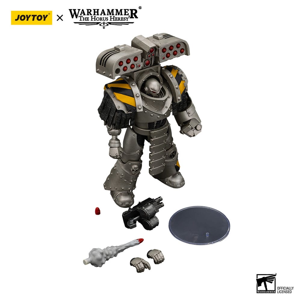 Warhammer The Horus Heresy Action Figure 1/18 lron Warriors Tyrant Siege Master Terminator with Rocket launcher 14 cm - MangaShop.ro