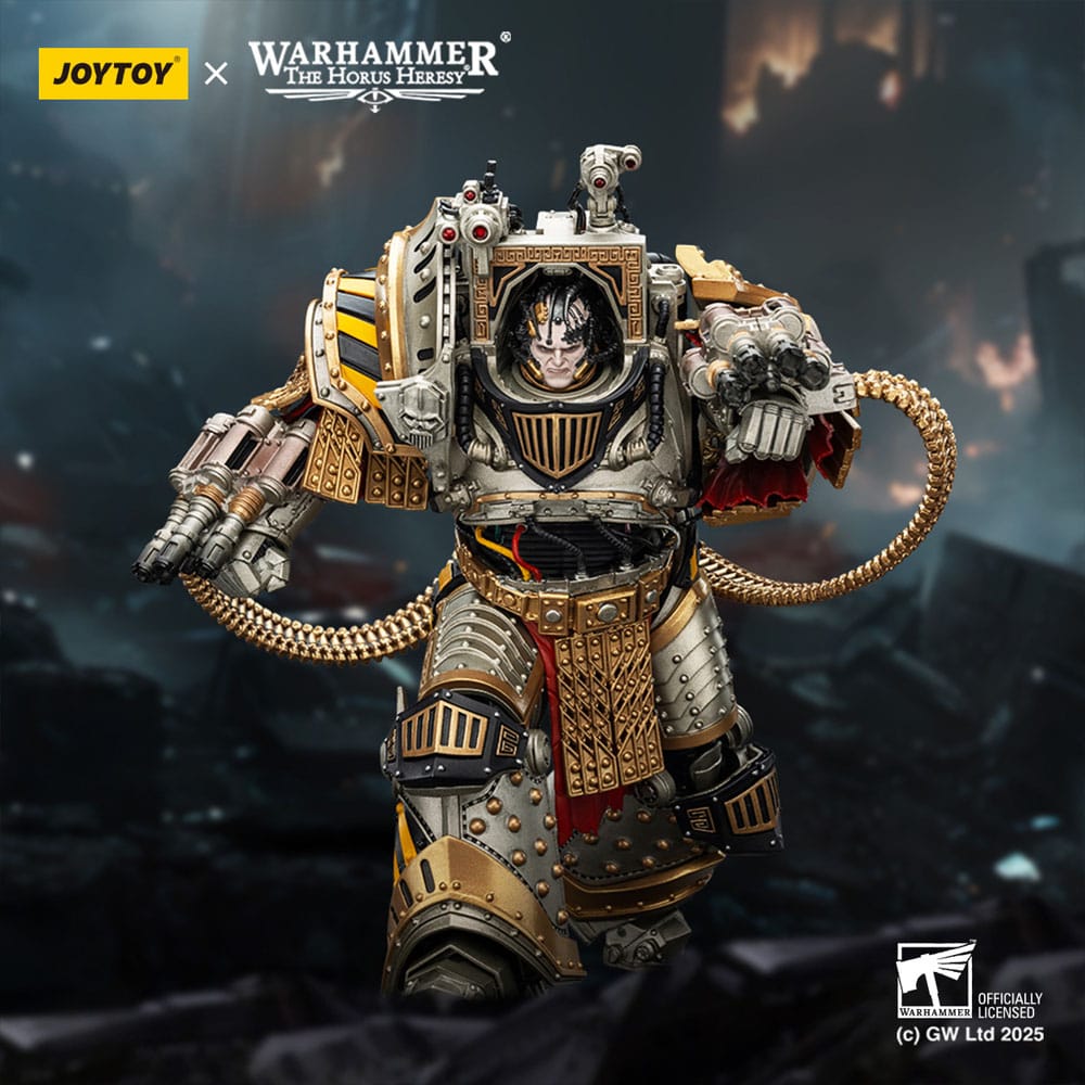 Warhammer The Horus Heresy Action Figure Iron Warriors Perturabo Primarch of the lVth Legion 28 cm - MangaShop.ro