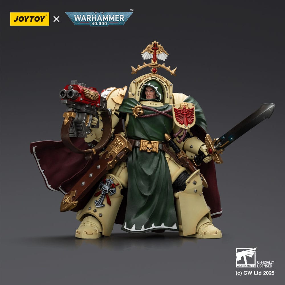 Warhammer 40,000: Dark Angels Action Figure Belial Grand Master of The Deathwing With the Sword of Silence and Storm Bolter 14 cm - MangaShop.ro