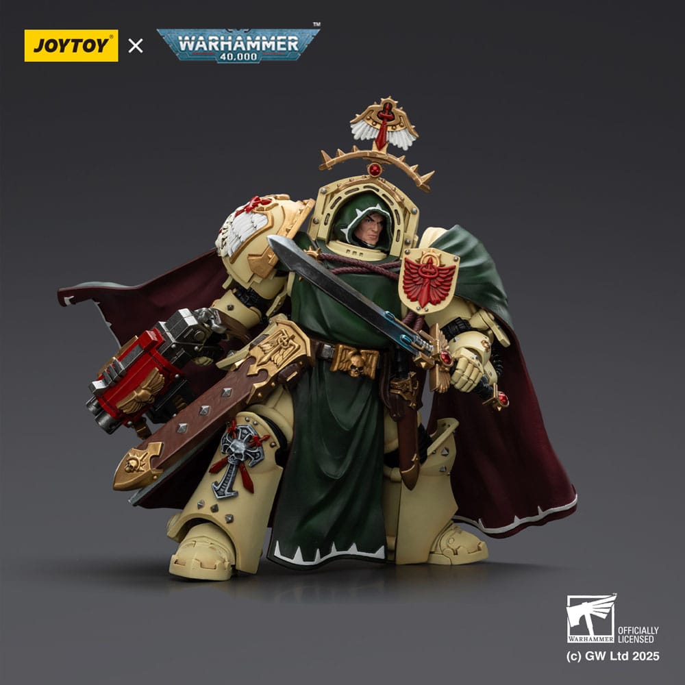 Warhammer 40,000: Dark Angels Action Figure Belial Grand Master of The Deathwing With the Sword of Silence and Storm Bolter 14 cm - MangaShop.ro