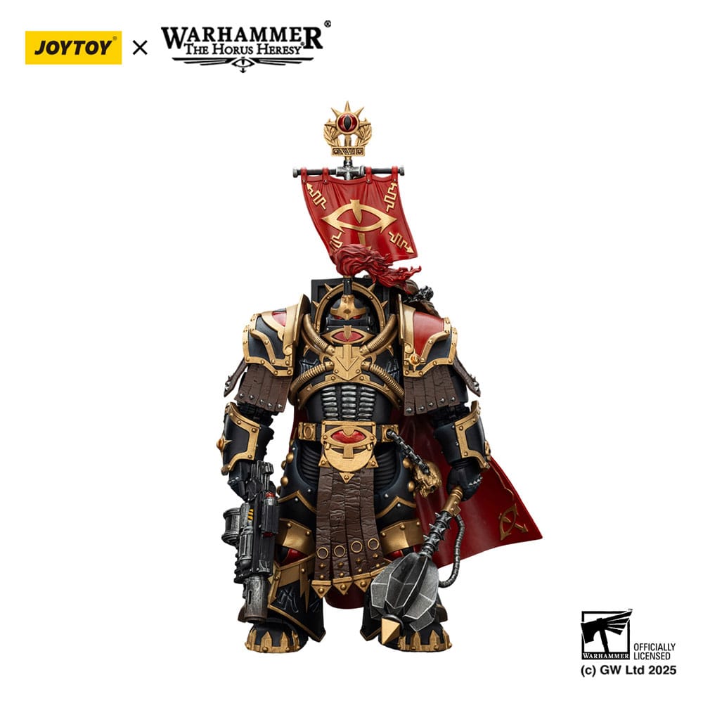 Warhammer 40,000: Sons of Horus Action Figure Legion Cataphractii Praetorwith Combi-Melta and Power Maul 14 cm - MangaShop.ro