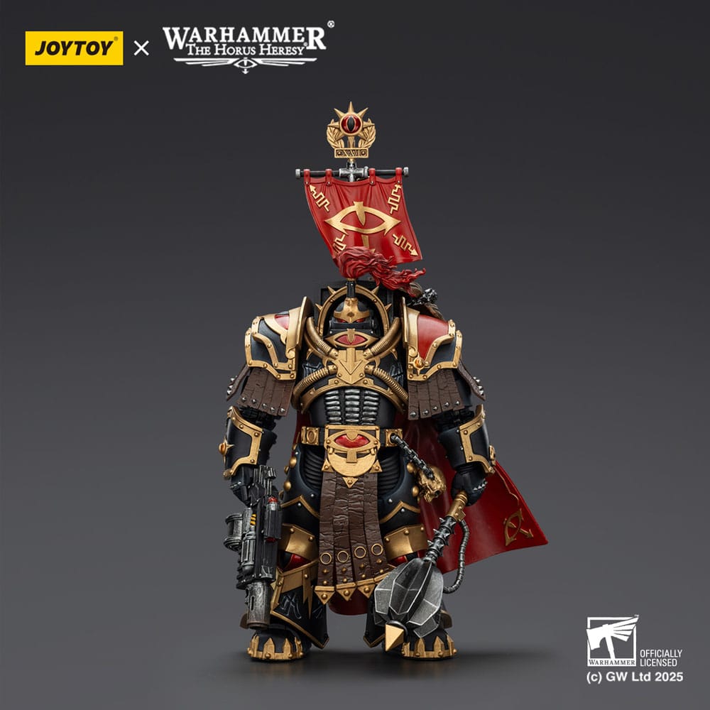 Warhammer 40,000: Sons of Horus Action Figure Legion Cataphractii Praetorwith Combi-Melta and Power Maul 14 cm - MangaShop.ro