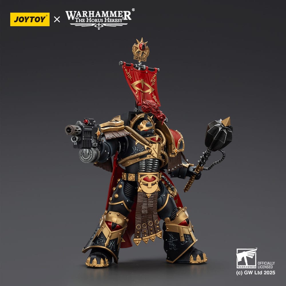 Warhammer 40,000: Sons of Horus Action Figure Legion Cataphractii Praetorwith Combi-Melta and Power Maul 14 cm - MangaShop.ro