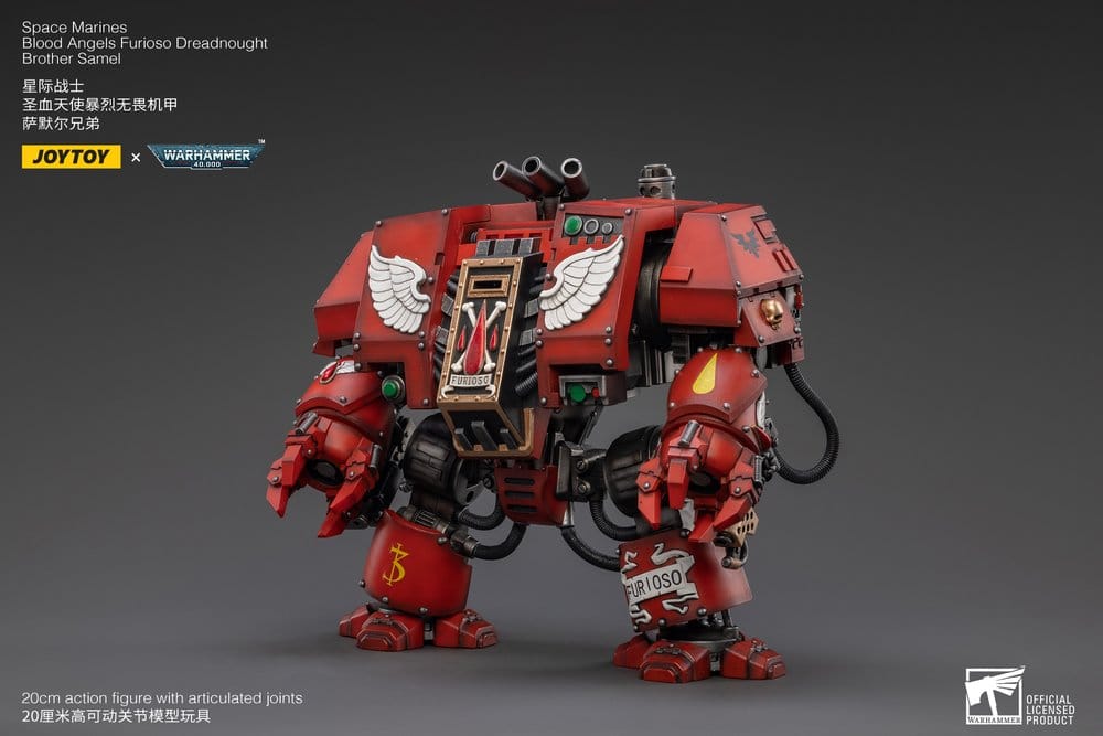 Warhammer 40,000 Action Figure Blood Angels Furioso Dreadnought Brother Samel 20 cm - MangaShop.ro