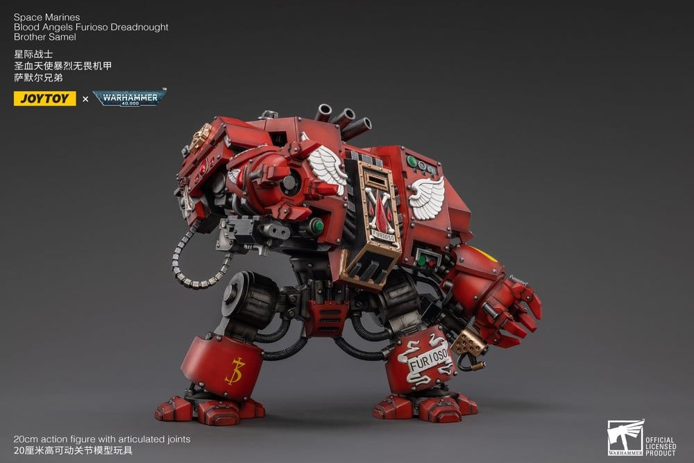 Warhammer 40,000 Action Figure Blood Angels Furioso Dreadnought Brother Samel 20 cm - MangaShop.ro