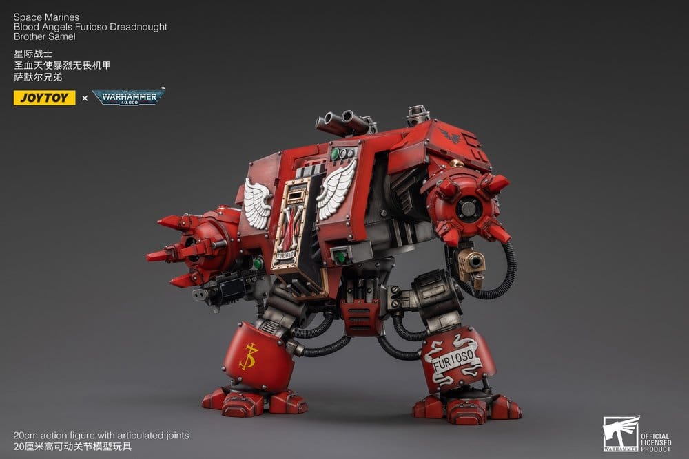 Warhammer 40,000 Action Figure Blood Angels Furioso Dreadnought Brother Samel 20 cm - MangaShop.ro