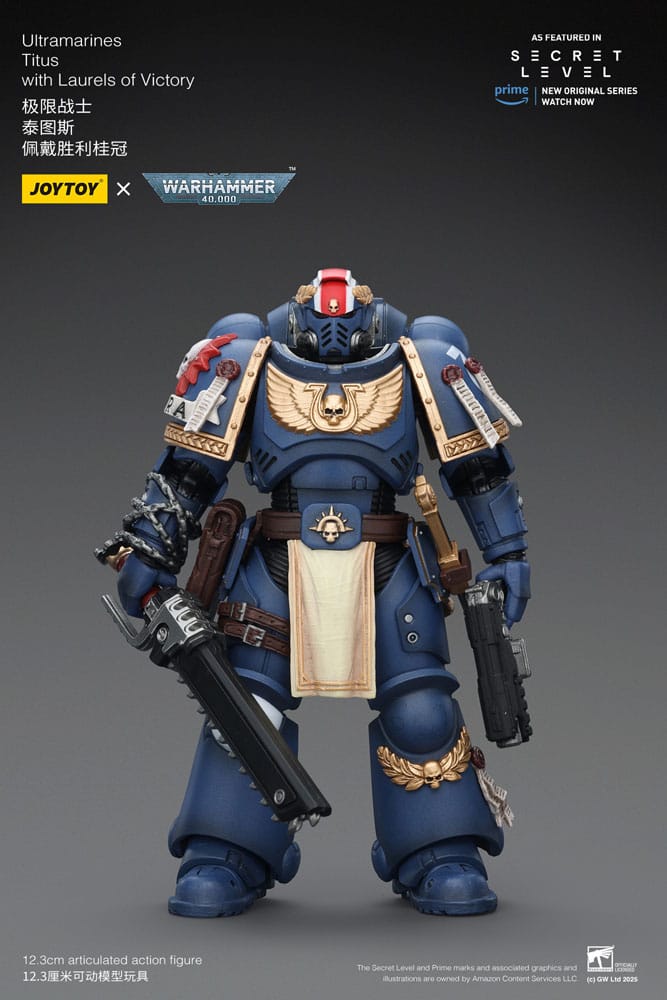 Warhammer 40,000 Action Figure Ultramarines Titus with Laurels of Victory 13 cm - MangaShop.ro