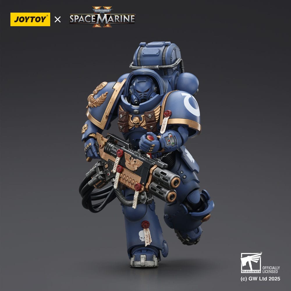 Warhammer 40,000: Space Marine 2 Action Figure Ultramarines Heavy Artificer Armor with Relic Multi-Melta 13 cm - MangaShop.ro