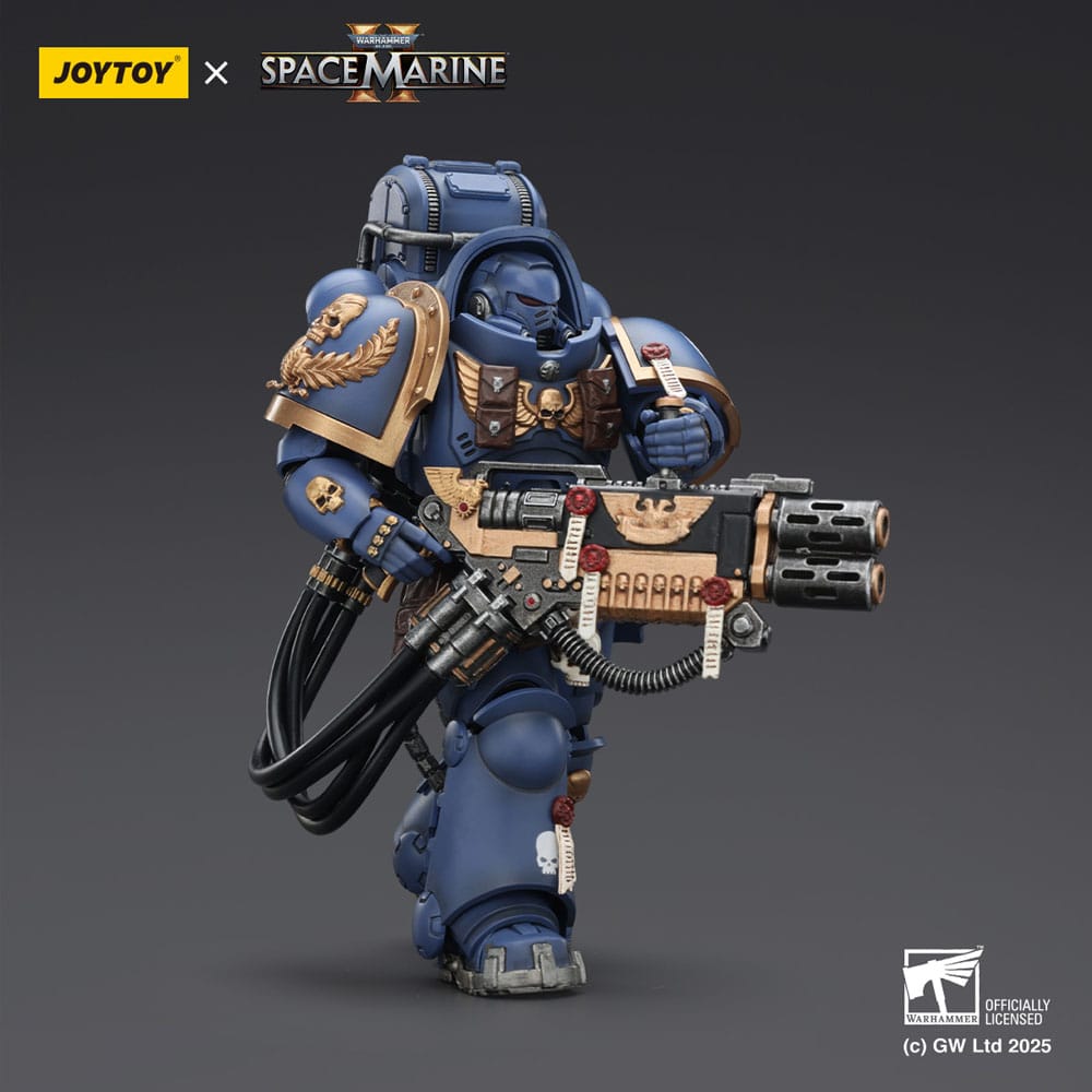 Warhammer 40,000: Space Marine 2 Action Figure Ultramarines Heavy Artificer Armor with Relic Multi-Melta 13 cm - MangaShop.ro